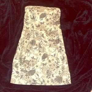 Strapless B/W Dress Size 8